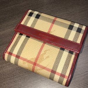 Authentic Vintage Check Burberry Wallet